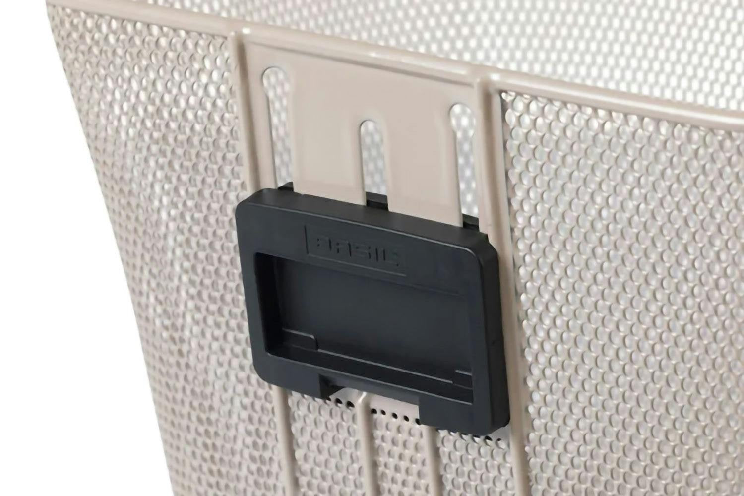 Basil Bilbao Front Bicycle Basket KF - Nude Metallic