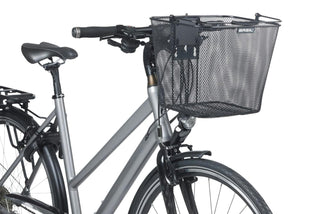 Basil Bilbao Front Basket KF Including Handlebar Holder - Black