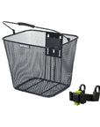 Basil Bilbao Front Basket KF Including Handlebar Holder - Black