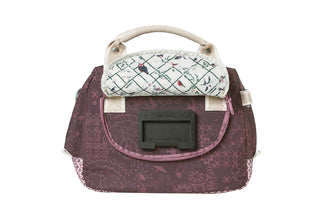 Basil Boheme Handlebar Front Bag 8L - Fig Red