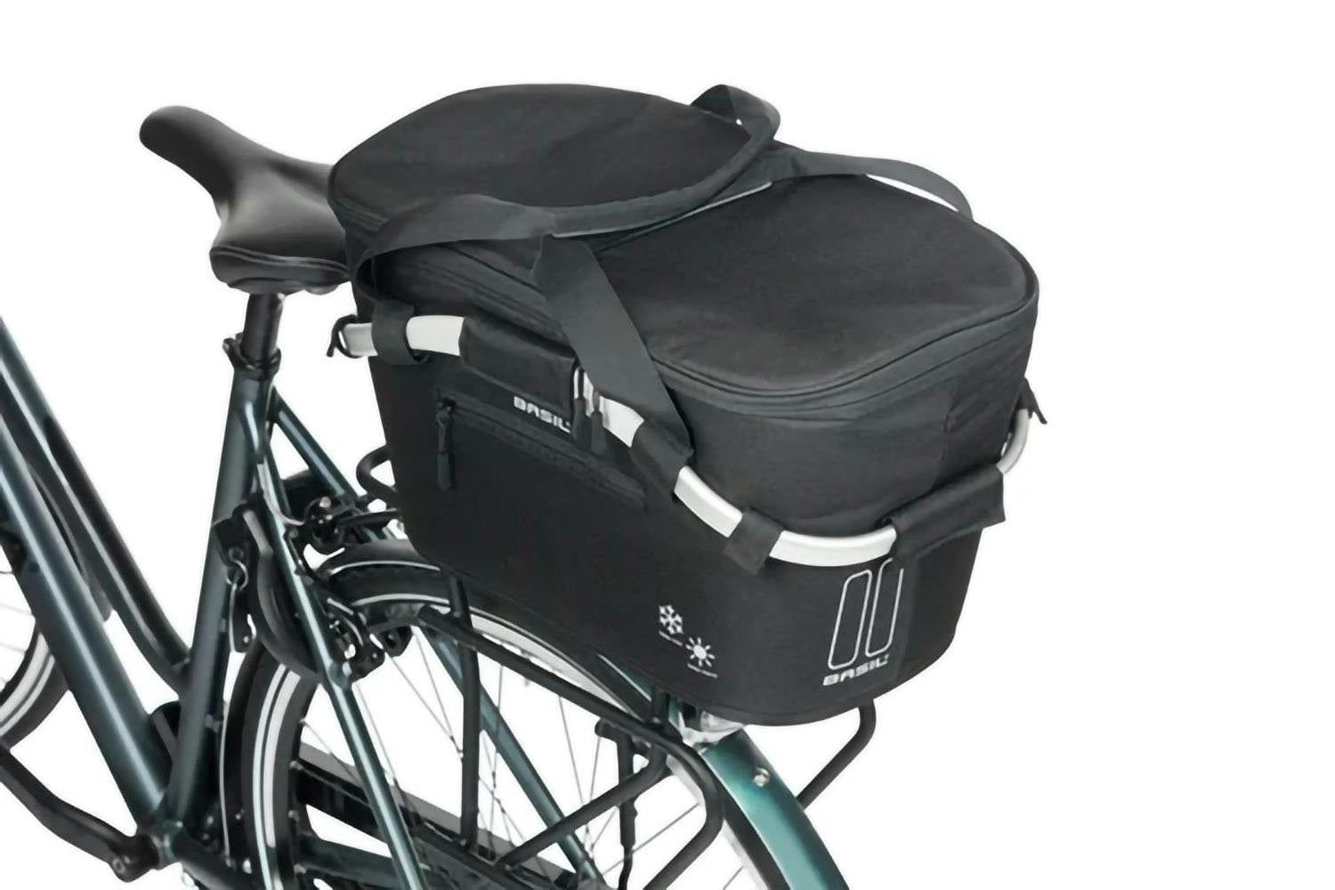 Basil Classic Carry All ISO Rear Basket MIK 18L - Black