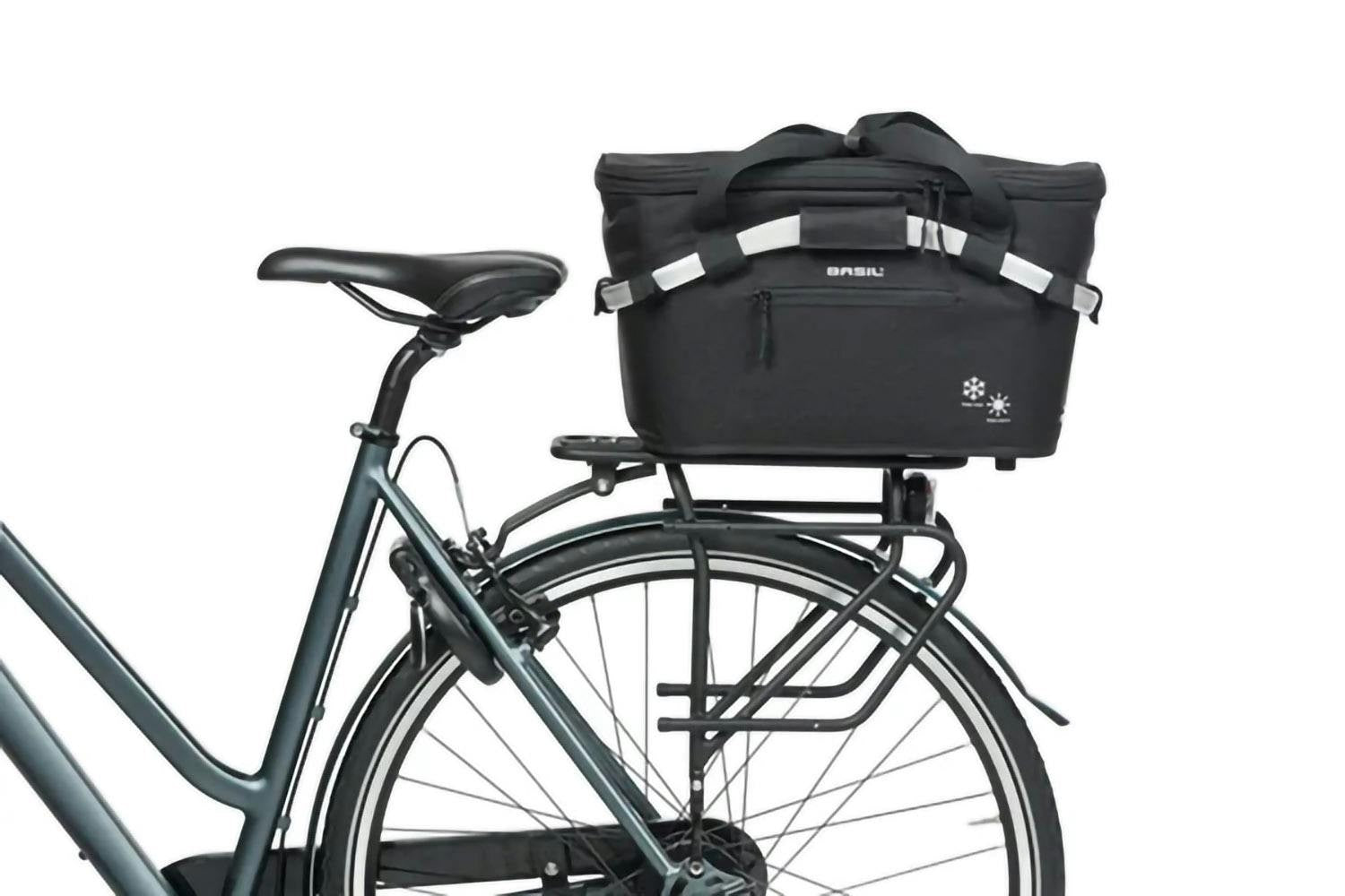 Basil Classic Carry All ISO Rear Basket MIK 18L - Black