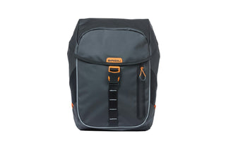 Basil Miles Tarpaulin Backpack 17L - Black/Orange