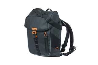 Basil Miles Tarpaulin Backpack 17L - Black/Orange