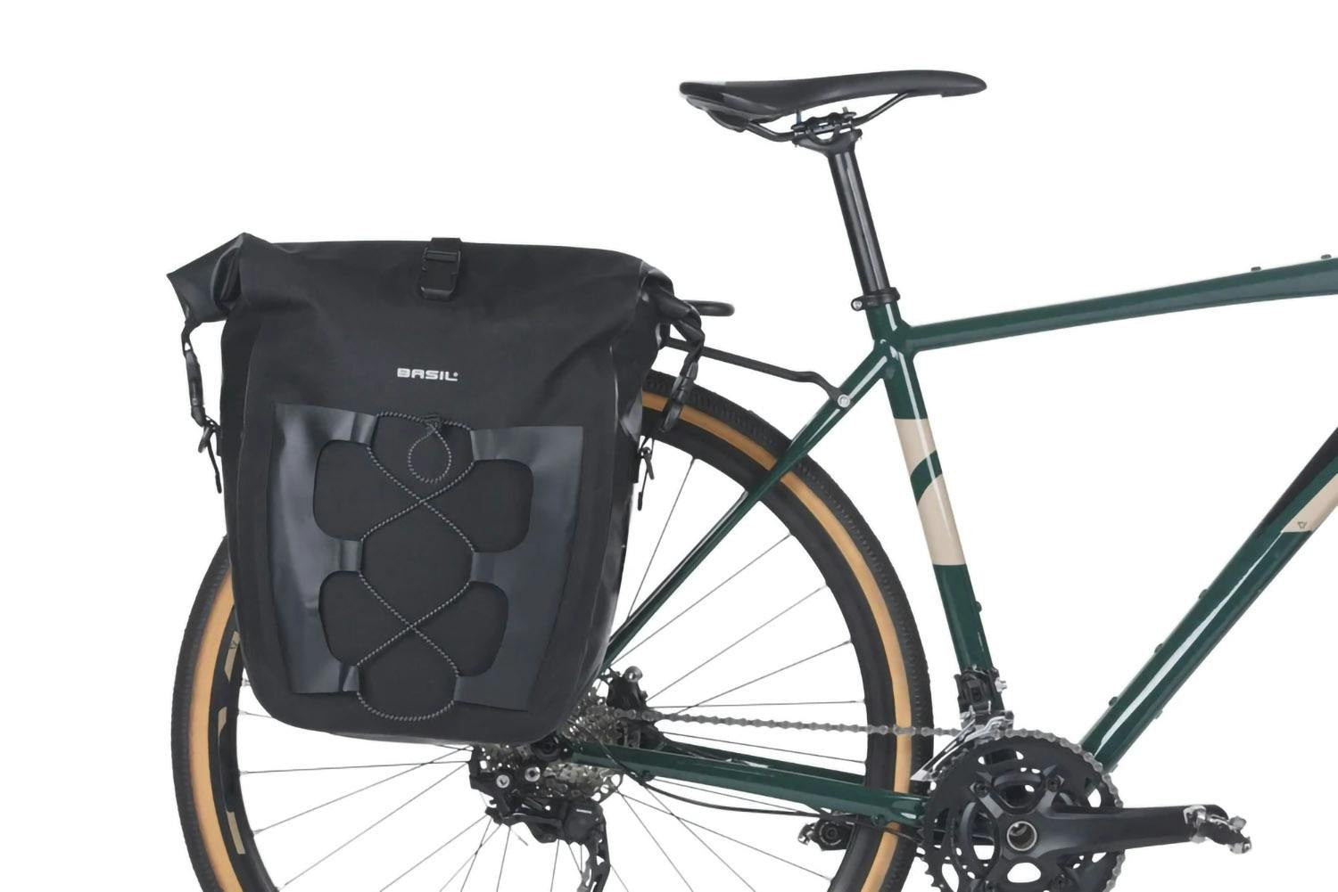 Basil Navigator Waterproof MIK Studs Single Bag 22L - Black