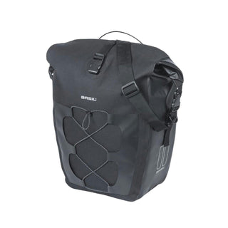Basil Navigator Waterproof MIK Studs Single Bag 22L - Black