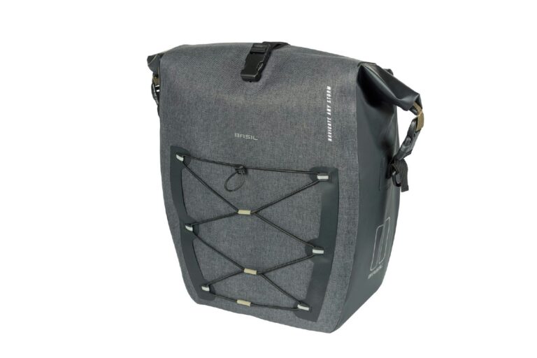 Basil Navigator Storm Mik Side Large Pannier Bag 25-31L - Black