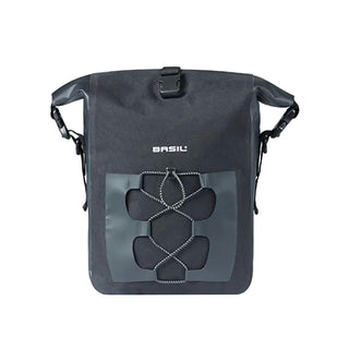 Basil Navigator Waterproof MIK Studs Single Bicycle Bag 14L - Black