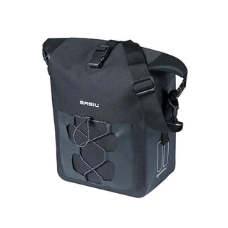 Basil Navigator Waterproof MIK Studs Single Bicycle Bag 14L - Black