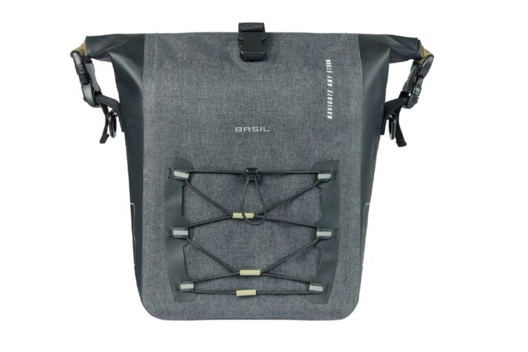 Basil Navigator Storm Mik Medium Pannier Bag 12-15L - Black