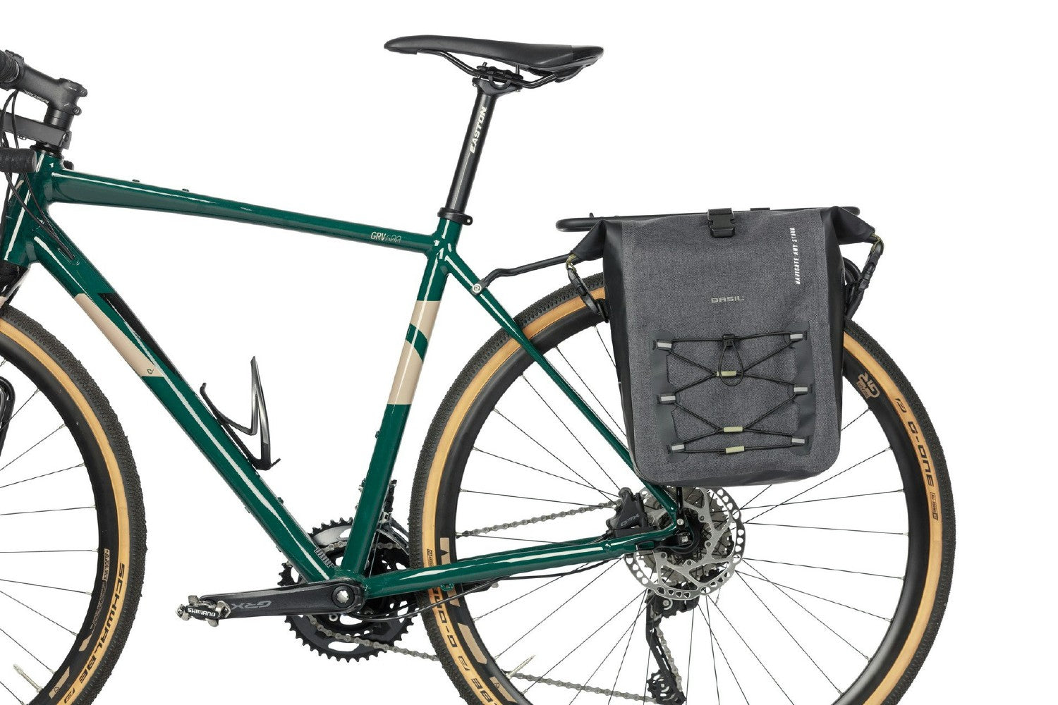 Basil Navigator Storm Medium Single Pannier Bag 12-15L - Black