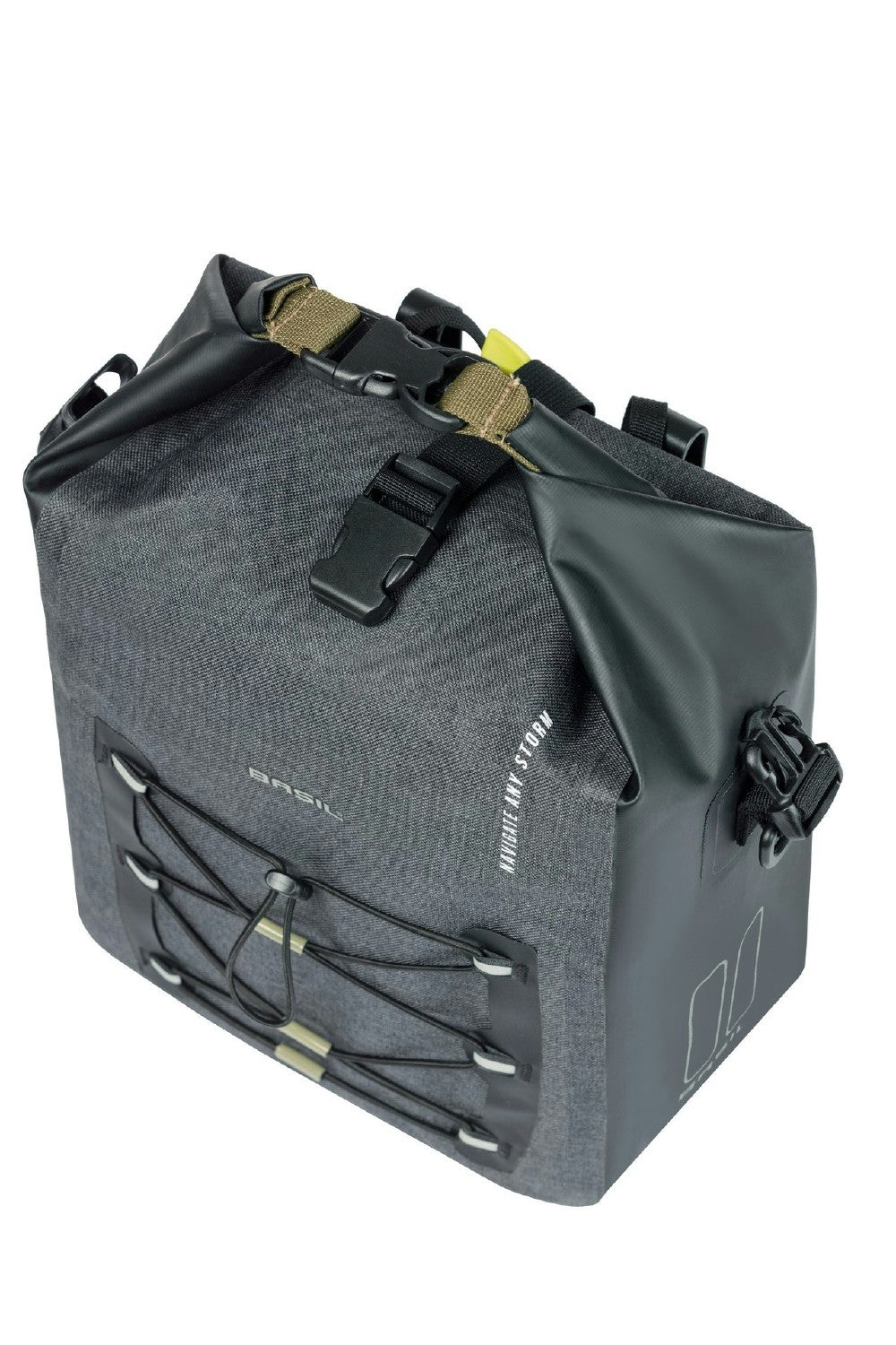 Basil Navigator Storm Medium Single Pannier Bag 12-15L - Black