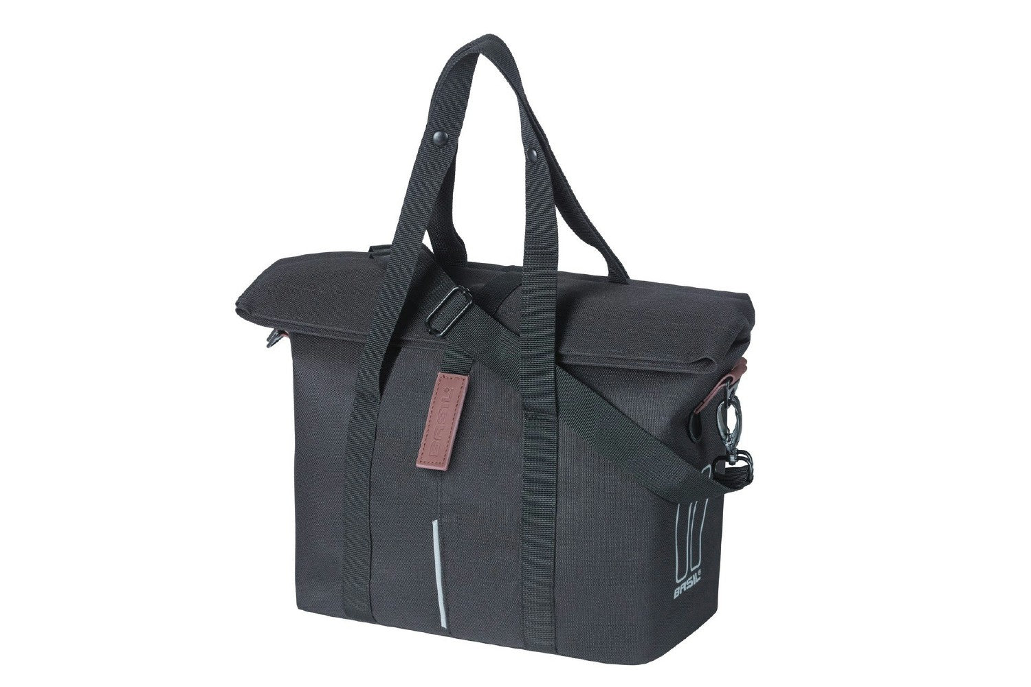 Basil City Handbag Mik KF-Hook 8-11L - Black