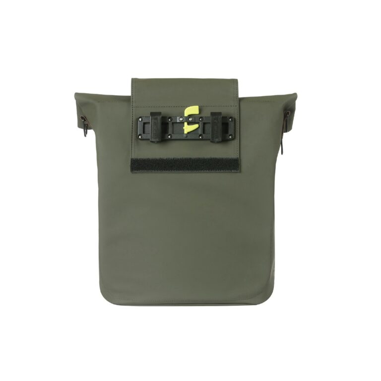 Basil City Bicycle Shopper Bag 14-16L - Moss Green