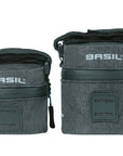 Basil Discovery 365D Saddle Bag Medium 1L - Black Melee