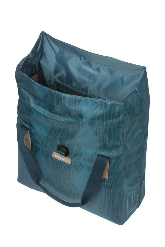 Basil Elegance Bicycle Shopper Bag 20-26L - Estate Blue