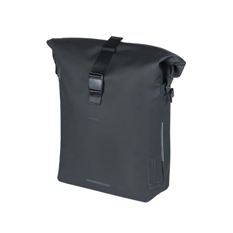 Basil Soho Mik Side Bicycle Shoulder Bag 17L - Night Black