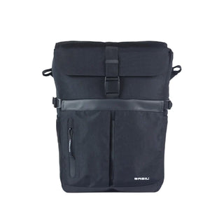 Basil Move Commuter Bicycle Bag MIK Hooks 15L - Black