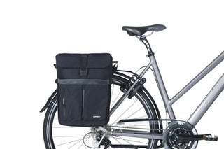 Basil Move Commuter Bicycle Bag MIK Hooks 15L - Black