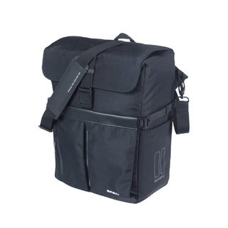Basil Move Commuter Bicycle Bag MIK Hooks 15L - Black