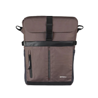 Basil Move Commuter Bicycle Bag MIK Hooks 15L - Brown