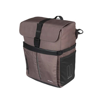 Basil Move Commuter Bicycle Bag MIK Hooks 15L - Brown