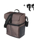 Basil Move Commuter Bicycle Bag MIK Hooks 15L - Brown