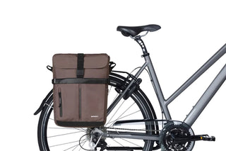 Basil Move Commuter Bicycle Bag MIK Hooks 15L - Brown