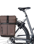 Basil Move Commuter Bicycle Bag MIK Hooks 15L - Brown