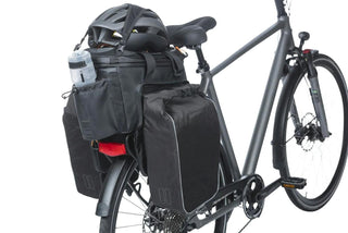 Basil Miles Tarpaulin Trunk Bag XL Pro MIK 9–36L - Black/Orange