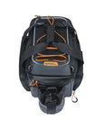Basil Miles Tarpaulin Trunk Bag XL Pro MIK 9–36L - Black/Orange