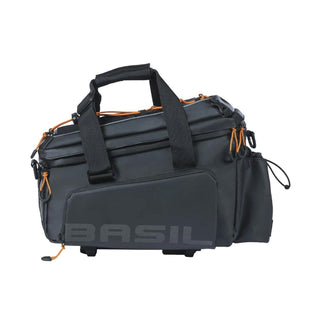 Basil Miles Tarpaulin Trunk Bag XL Pro MIK 9–36L - Black/Orange