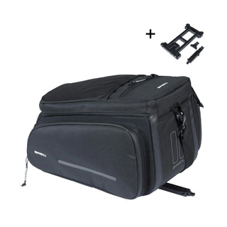 Basil Move Trunk Bag MIK 2.0 10–26L - Black