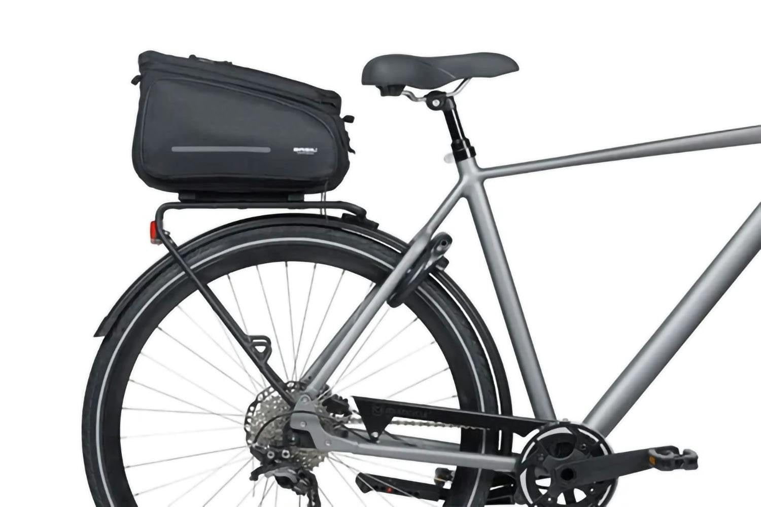Basil Move Trunk Bag MIK 2.0 10–26L - Black