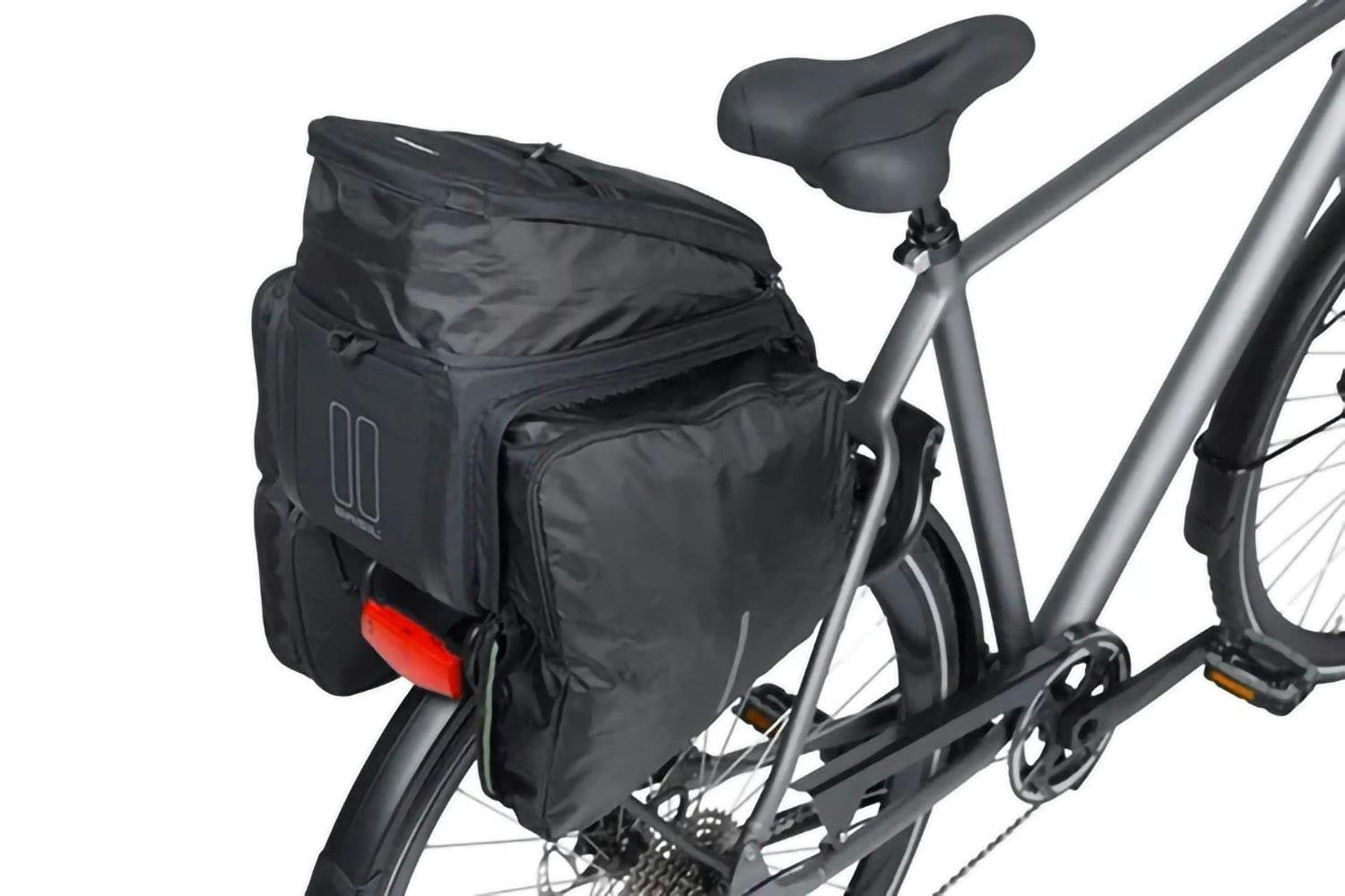 Basil Move Trunk Bag MIK 2.0 10–26L - Black