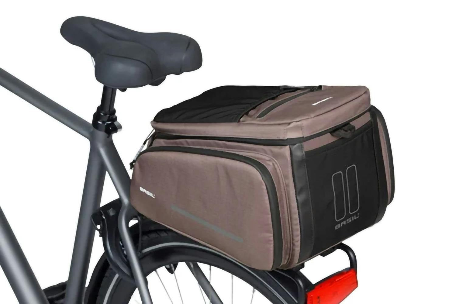 Basil Move Trunk Bag MIK 2.0 10–26L - Brown