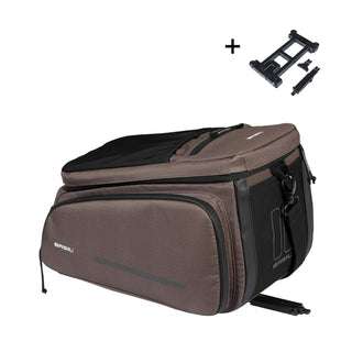 Basil Move Trunk Bag MIK 2.0 10–26L - Brown