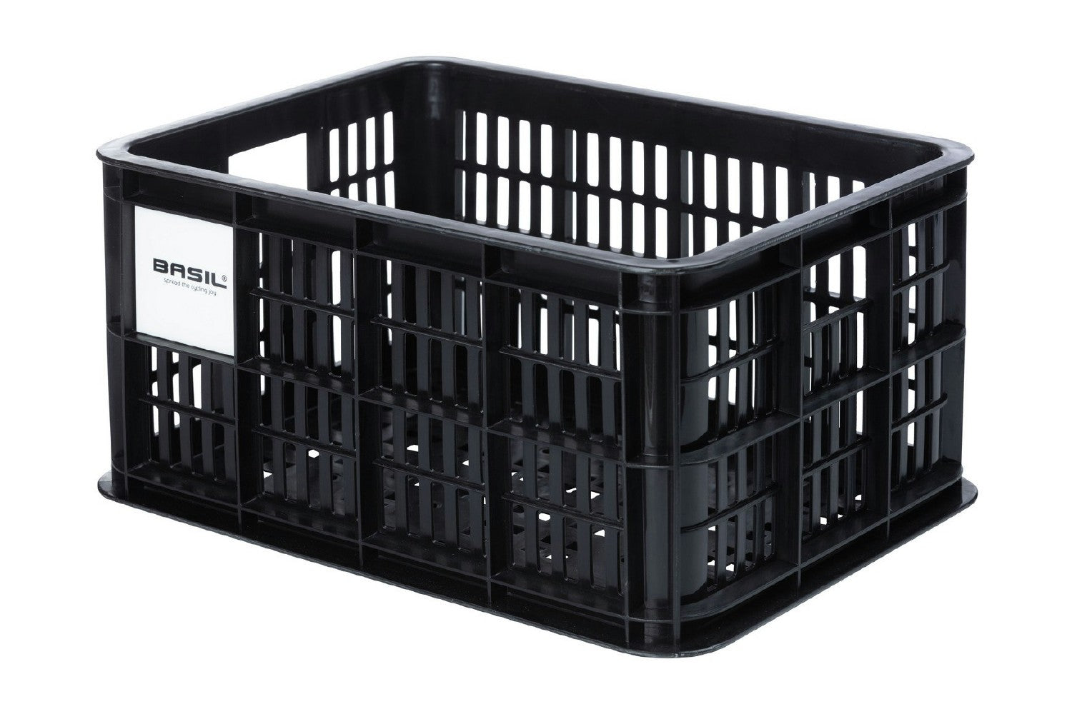 Basil Bicycle Crate Small Recycled 17.5L - Black