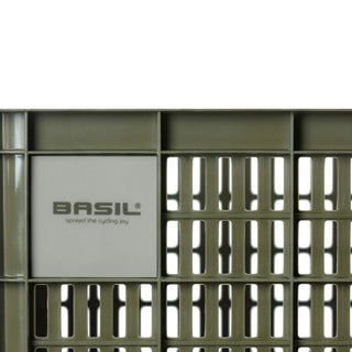 Basil Bicycle Crate Small 17.5L - Moss Green