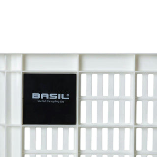 Basil Bicycle Crate S 17.5L - White