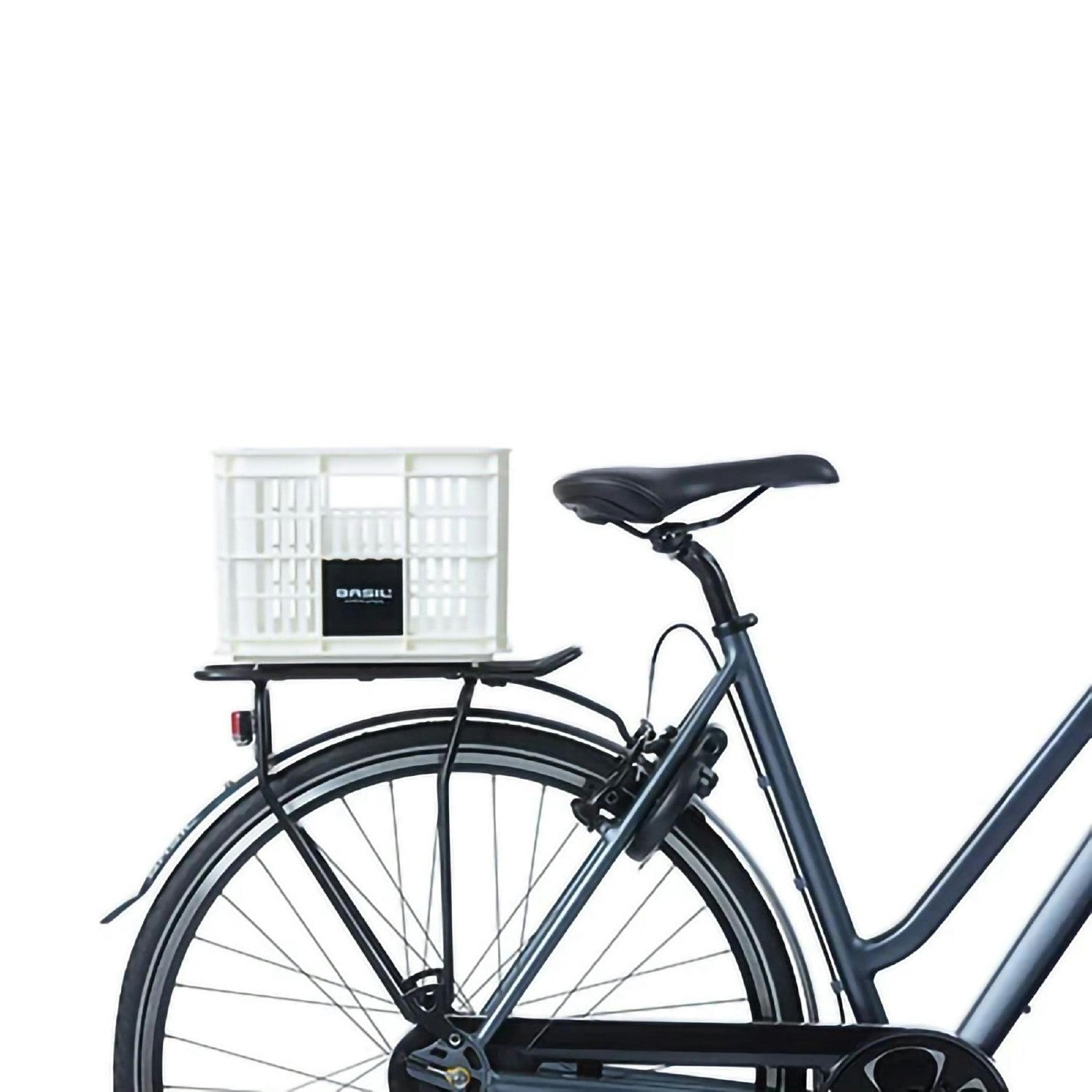 Basil Bicycle Crate S 17.5L - White