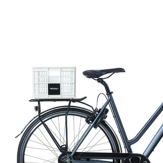 Basil Bicycle Crate S 17.5L - White