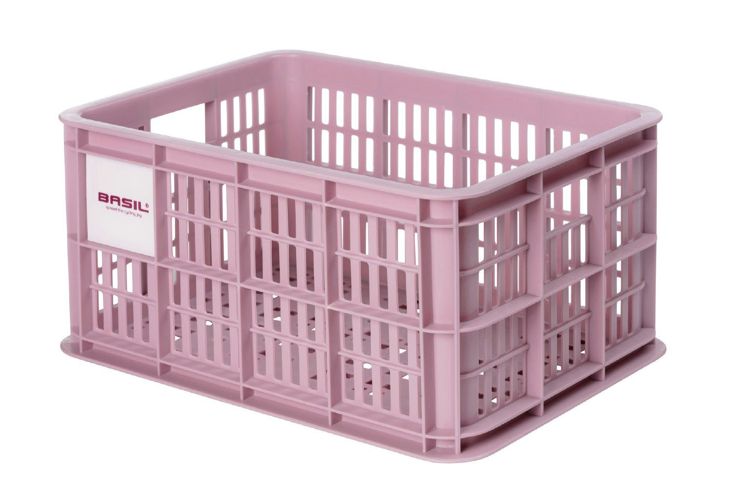 Basil Bicycle Crate Small 17.5L Blossum Synt Recycled - Pink