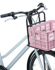 Basil Bicycle Crate Small 17.5L Blossum Synt Recycled - Pink