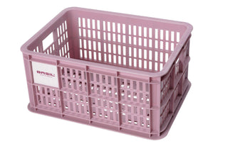 Basil Bicycle Crate Small 17.5L Blossum Synt Recycled - Pink