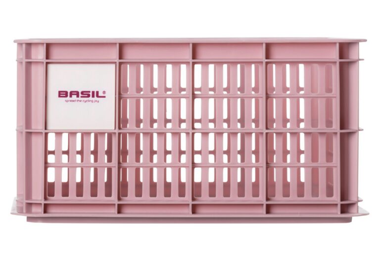 Basil Bicycle Crate Small 17.5L Blossum Synt Recycled - Pink