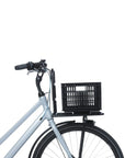 Basil Bicycle Crate Mik 2.0 Small Recycled Lockable 17.5L - Black
