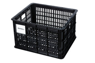 Basil Bicycle Crate Medium Recycled 29.5L - Black