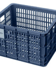 Basil Bicycle Crate Medium Recycled 29.5L - Blue Stone