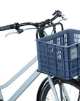 Basil Bicycle Crate Medium Recycled 29.5L - Blue Stone